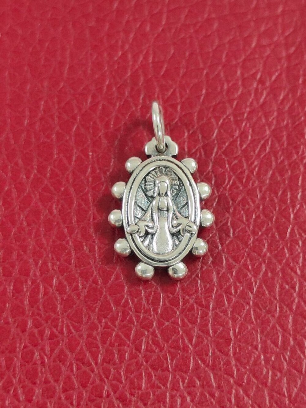 James Avery Virgin Mary Charm Sterling Silver Pendant with box